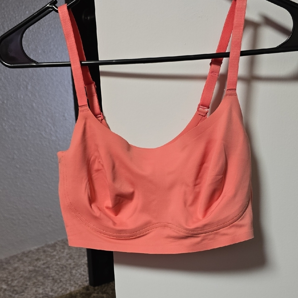 Ruby Ribbon Pink Intimate Bra with Adjustable Straps